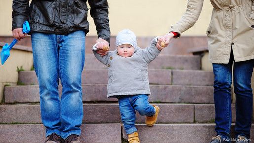 outdoors, girl, people, person, young, park, love, parent, father, family, mother, lifestyle, woman, day, man, boy, city, town, urban, support, happy, holding, hands, walking, child, steps, stairs, aged, playing, development, little, foot, son, european, jeans, three, kid, baby, together, parenting, parenthood, legs, offspring, toddler, cone, grandson, teaching, grandparents, stride, going