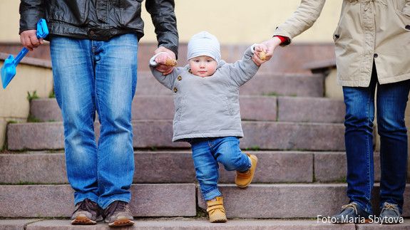 outdoors, girl, people, person, young, park, love, parent, father, family, mother, lifestyle, woman, day, man, boy, city, town, urban, support, happy, holding, hands, walking, child, steps, stairs, aged, playing, development, little, foot, son, european, jeans, three, kid, baby, together, parenting, parenthood, legs, offspring, toddler, cone, grandson, teaching, grandparents, stride, going