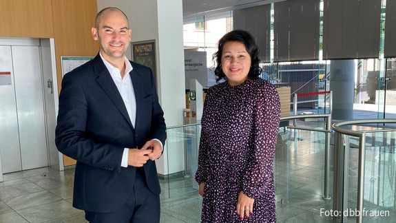 Milanie Kreutz und Dr. Danyal Bayaz